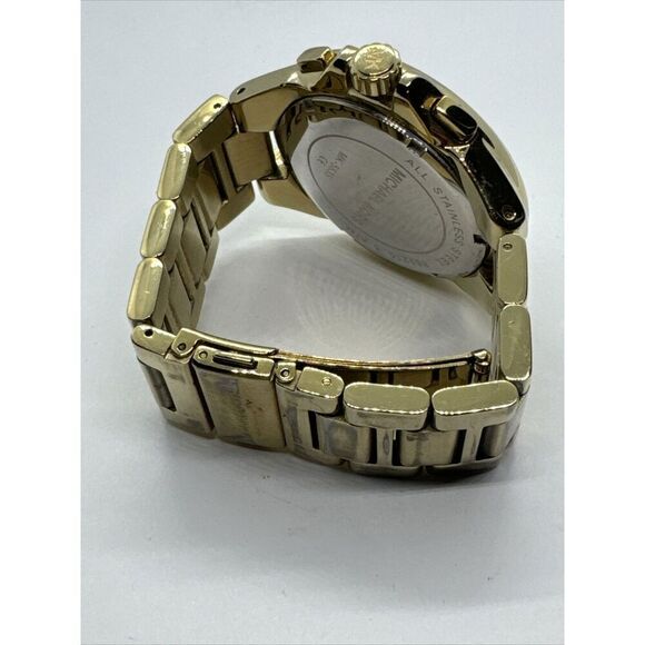 Michael Kors Camille MK5635 Women Gold Stainless Steel Dial Quartz Watch JNA762 main image 5
